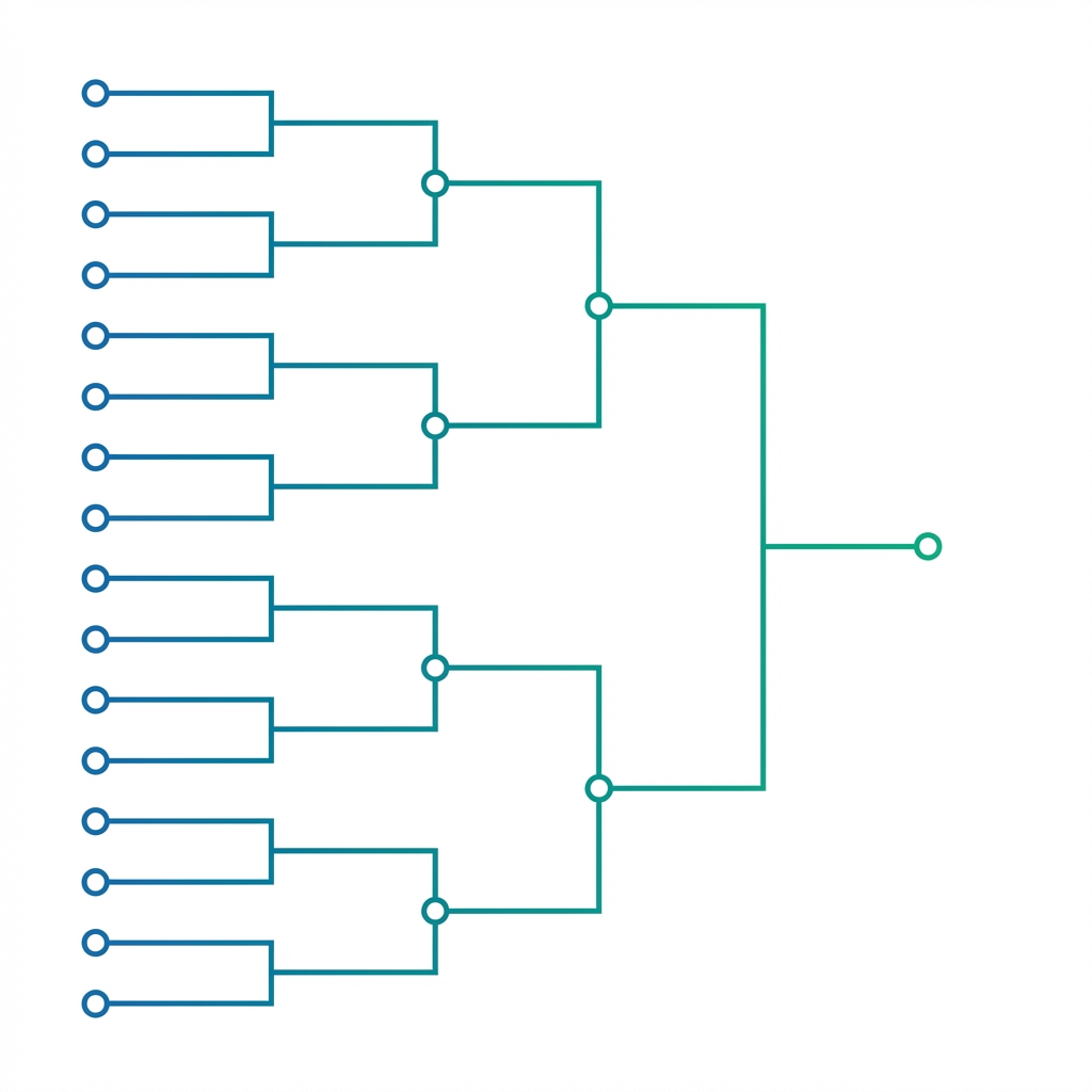 Tournament Bracket Flowchart