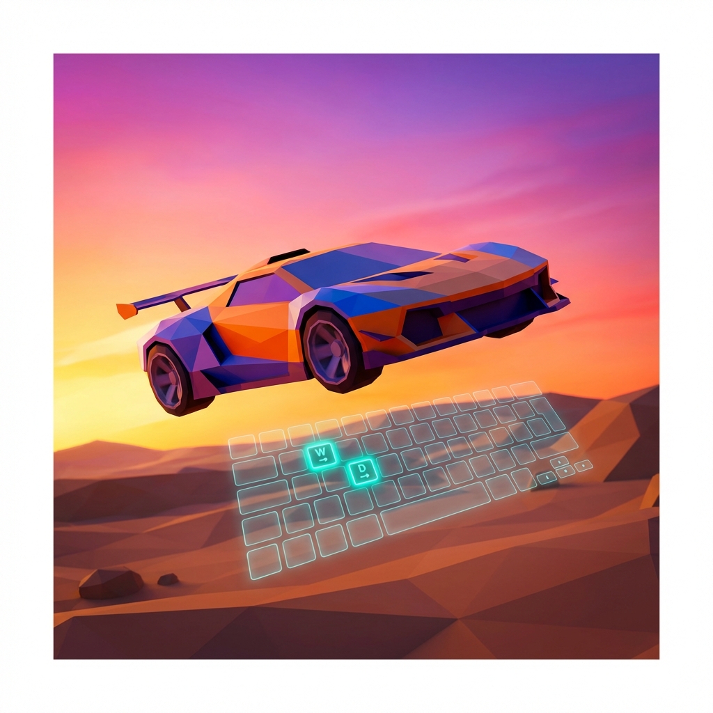 Mid-Air Input Overlay Scene