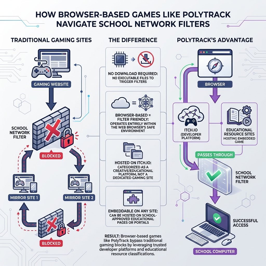 How Browser-Based Games Navigate School Filters