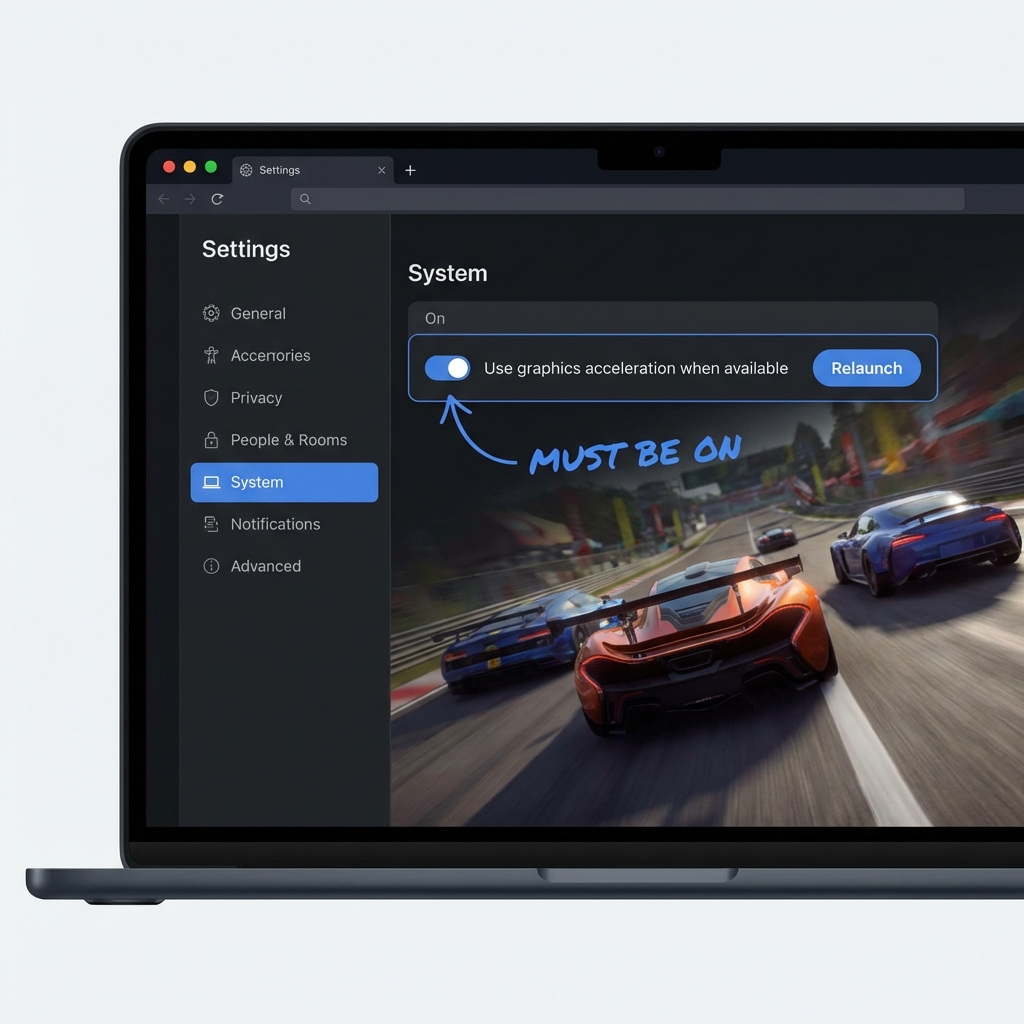 WebGL Settings Diagram