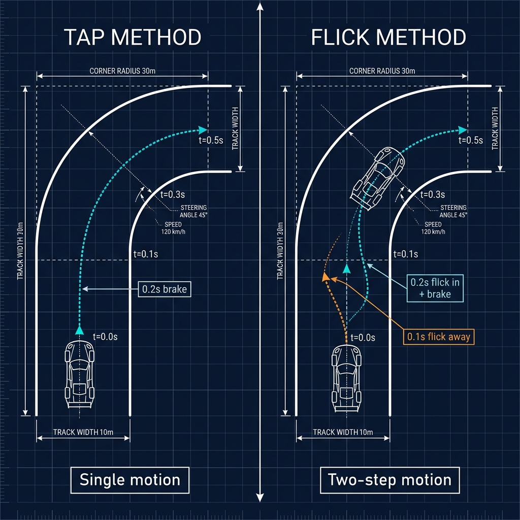 Tap vs Flick Method Comparison