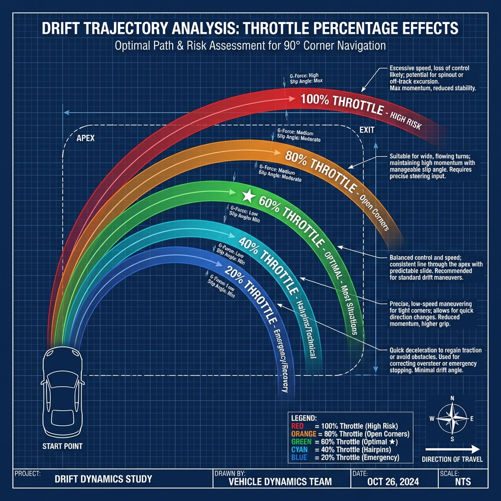 Throttle Control During Drift