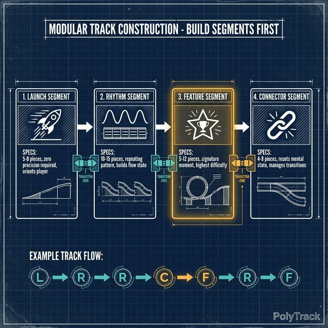 Modular Track Construction - Build Segments First